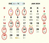2024年1月交易黄道吉日 适合2024年1月交易的好日子