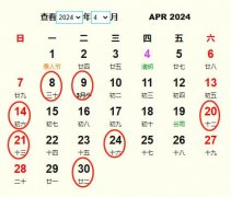 2024年4月交易黄道吉日 适合2024年4月交易的好日子