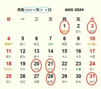 2024年8月交易黄道吉日 适合2024年8月交易的好日子